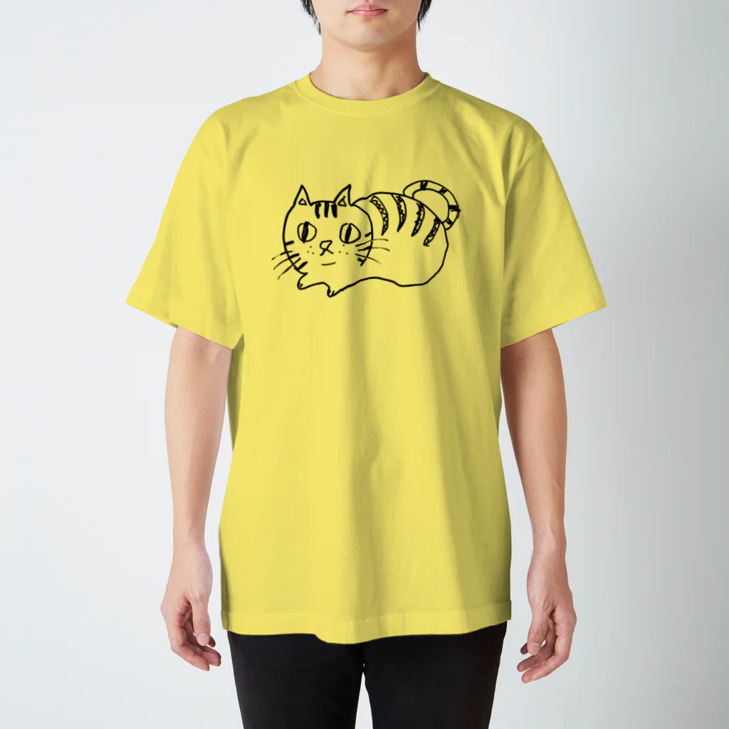 ソサエティのneko kuro スタンダードTシャツ