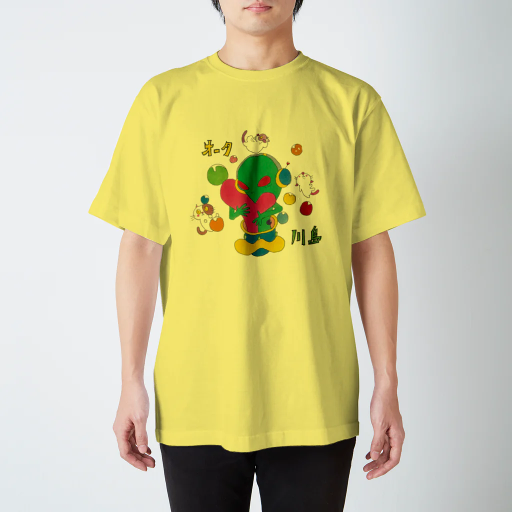 ずっこけJAPANのハピラキオータ川島様（ずっこけコラボ） スタンダードTシャツ