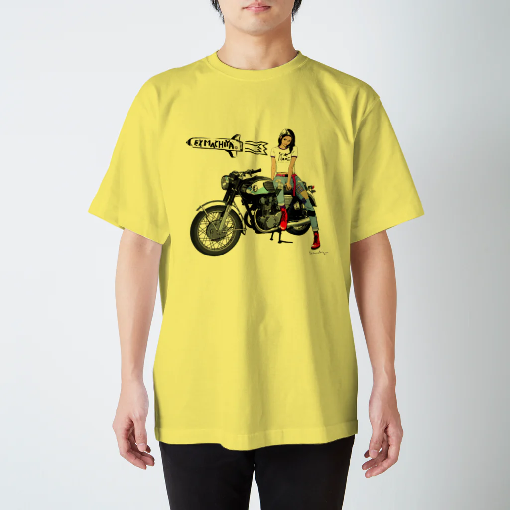 machiperのバイク女子 Regular Fit T-Shirt