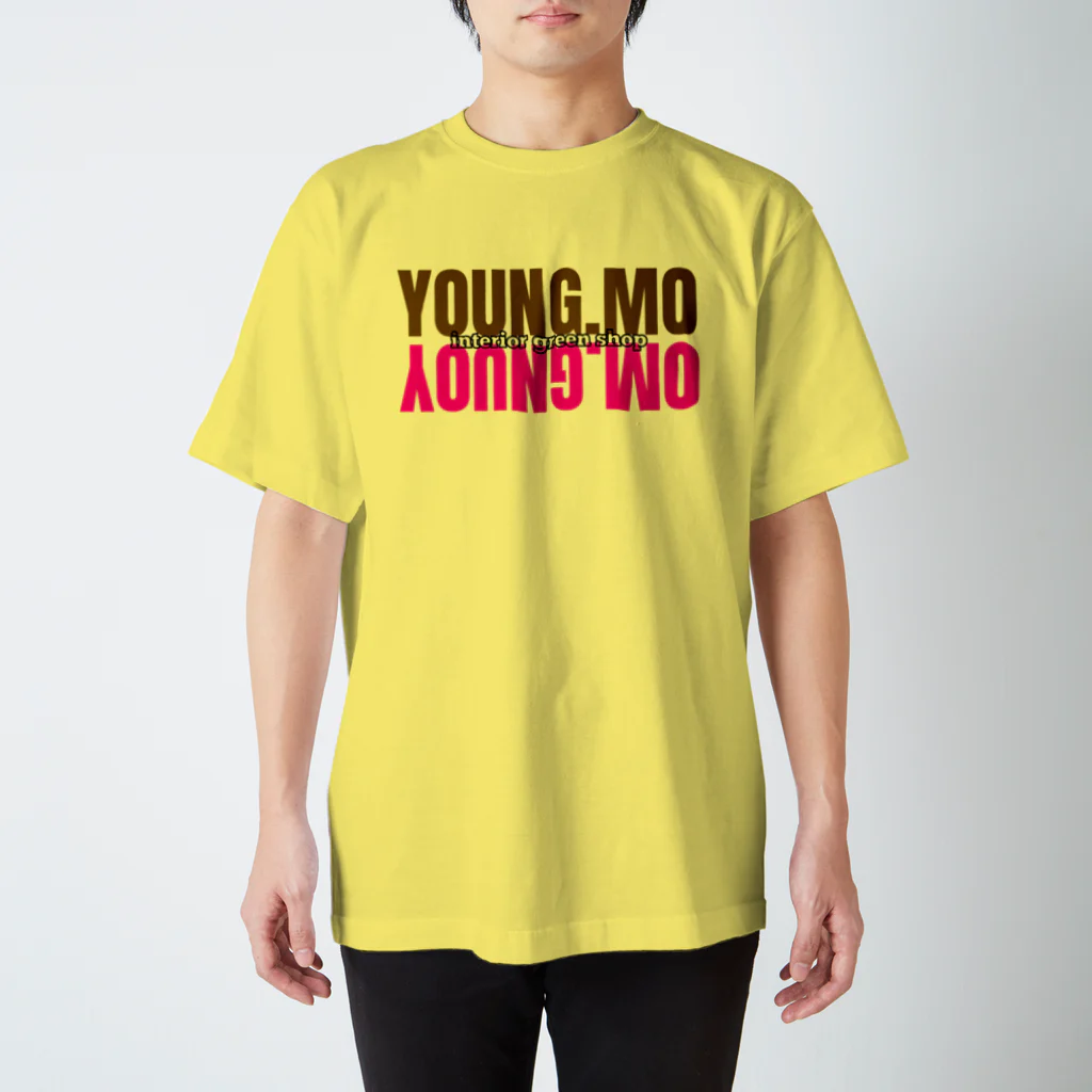 young.moのMIROR WHITE スタンダードTシャツ