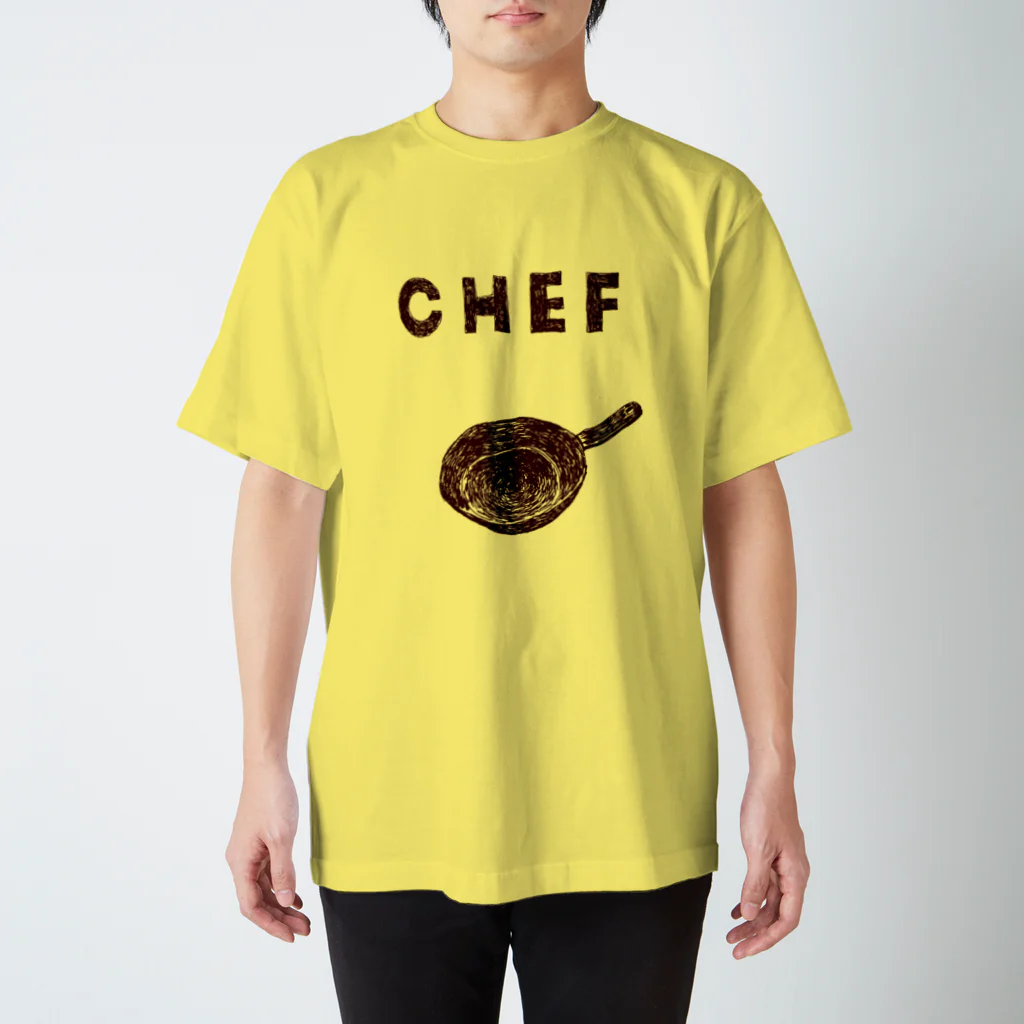 NIKORASU GOの料理当番の方用「シェフ」 スタンダードTシャツ