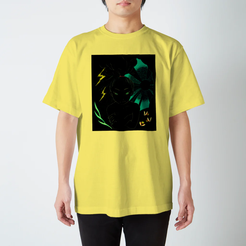 psyainのなつ　夜ver スタンダードTシャツ