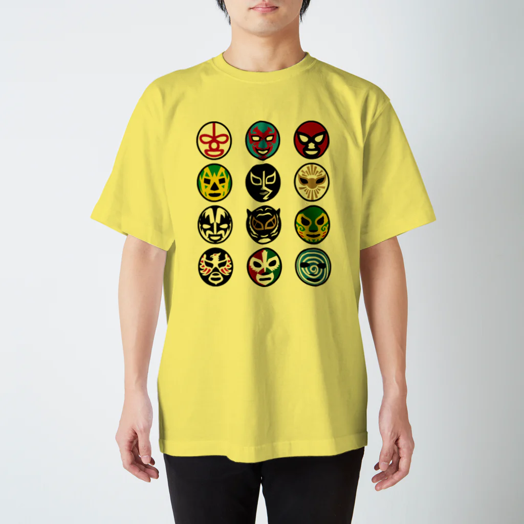 LUCHAのMASKMAN TWELVE DOS スタンダードTシャツ