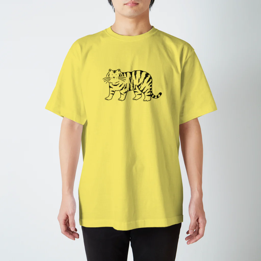 おかのはなみのドローイングTシャツ（トラ） スタンダードTシャツ