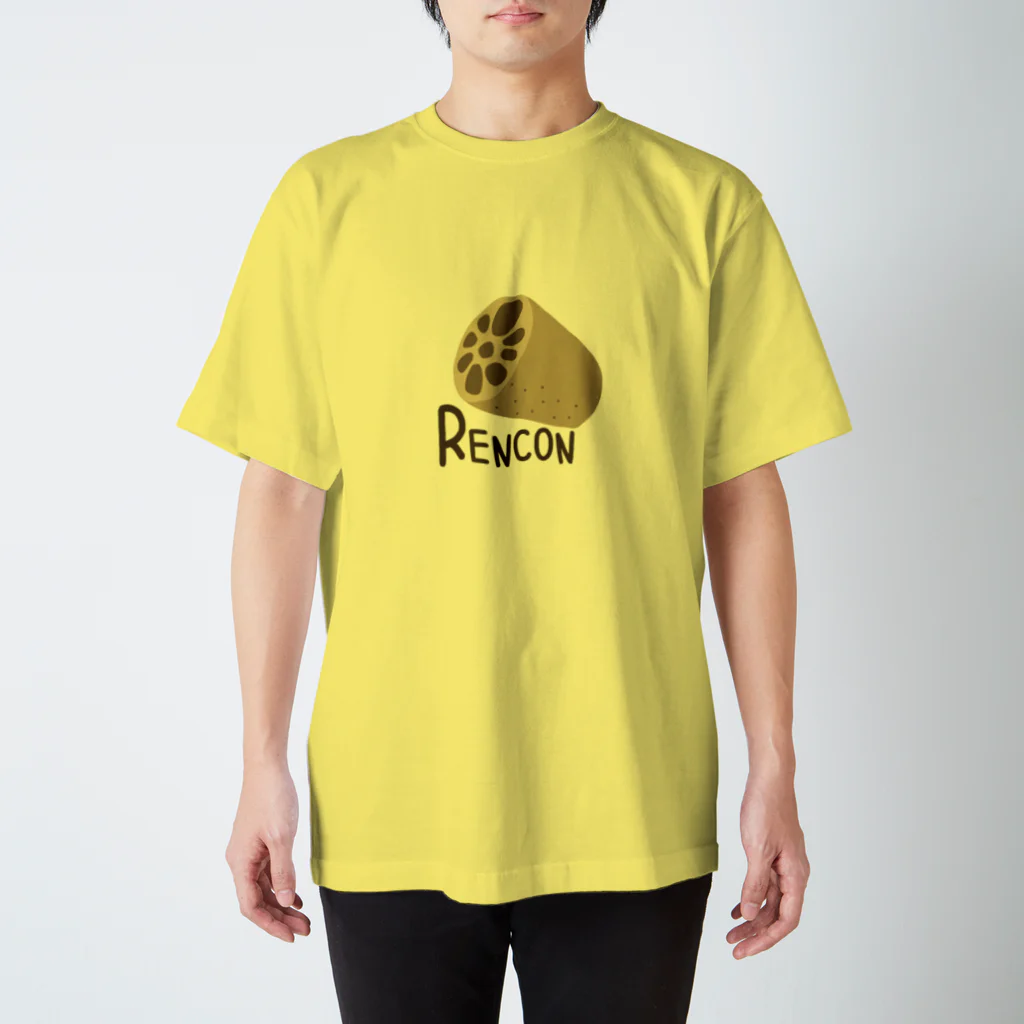 絵村屋のれんこん柄 Regular Fit T-Shirt