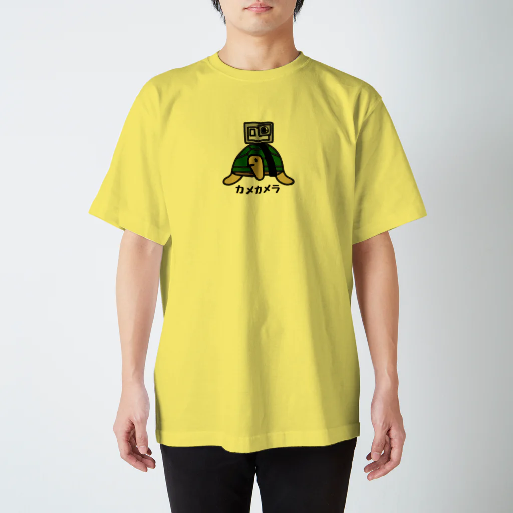 麦畑のカメカメラ(カラー) スタンダードTシャツ