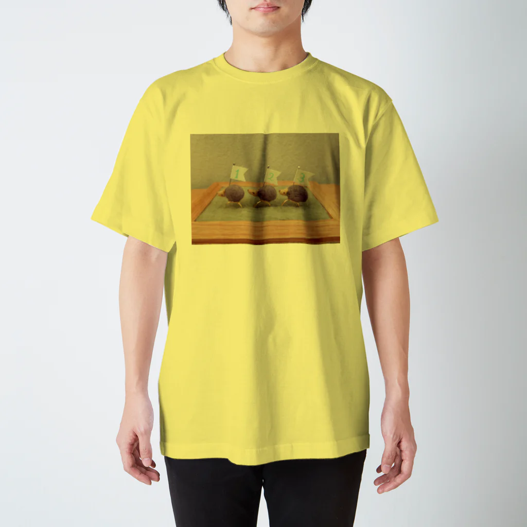 すみれ色のいえのはりねずみ1号！2号！3号！ Regular Fit T-Shirt