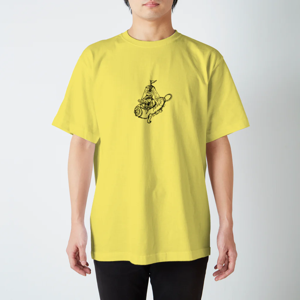 馴鹿 Jun-Rokuの巣穴寝室のアナグマ Regular Fit T-Shirt