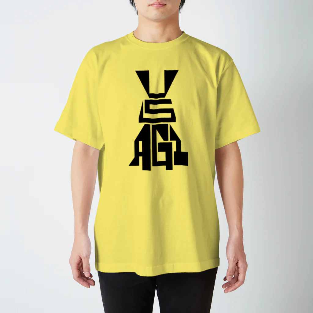 1110graphicsのUSAGI / 兎 Regular Fit T-Shirt