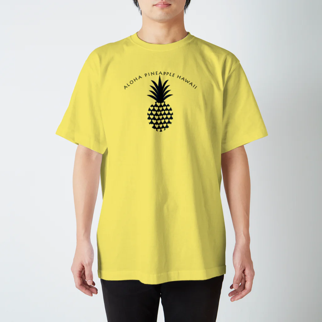 aloha_pineapple_hawaiiのパイナップル(heart)035 スタンダードTシャツ