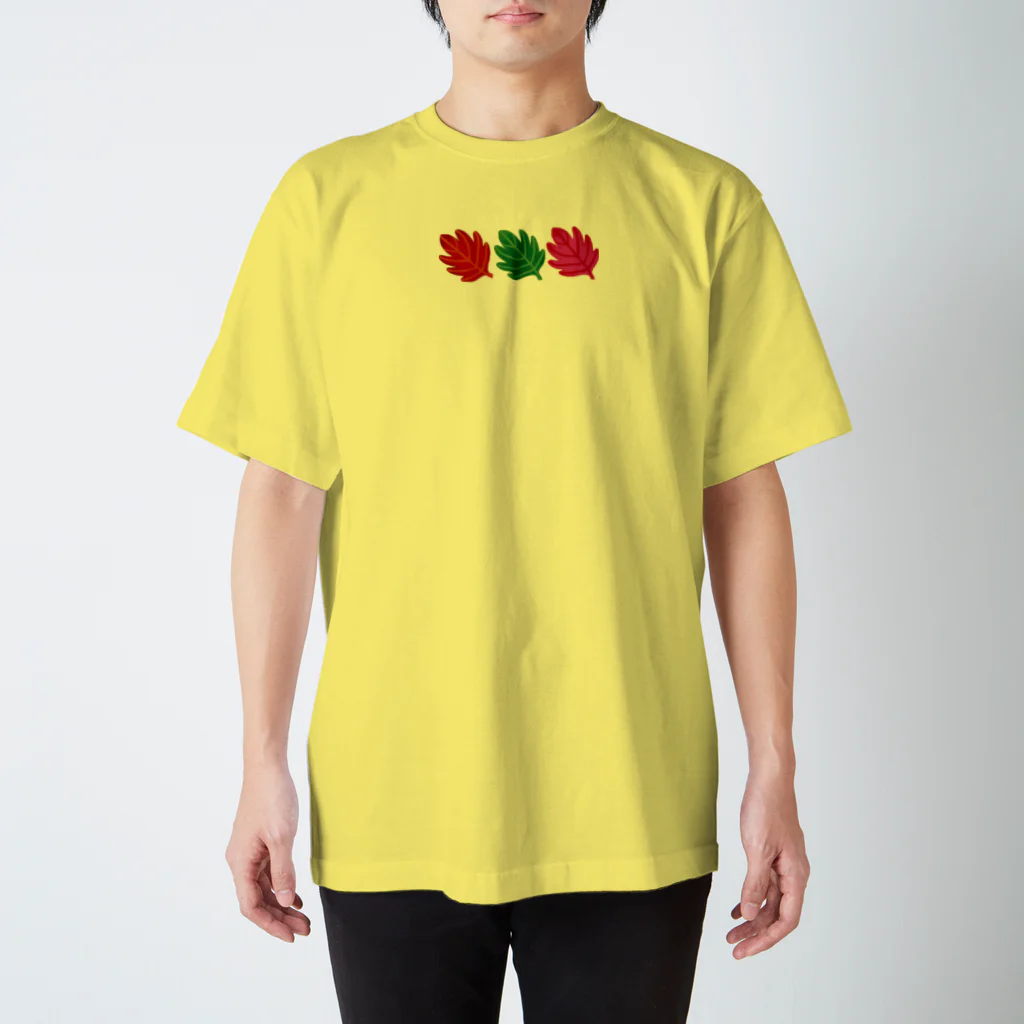 SACHI GRAPHIC ARTSのカラフルリーフ Regular Fit T-Shirt