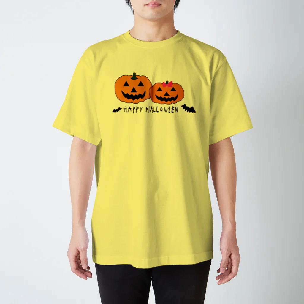 ぽまりにゃ庵のハロウィンかぼちゃンズ スタンダードTシャツ