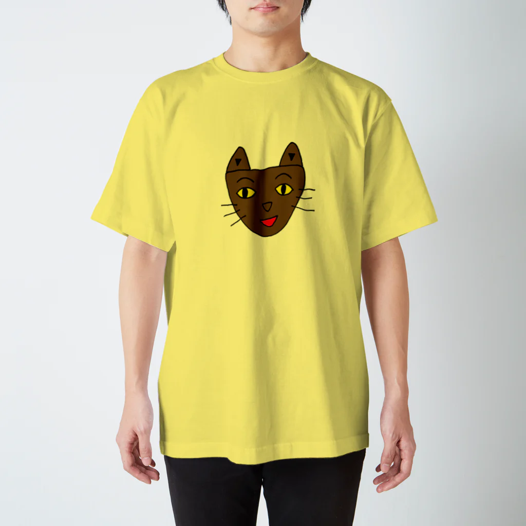 egocoro-nashiの猫です。。 スタンダードTシャツ