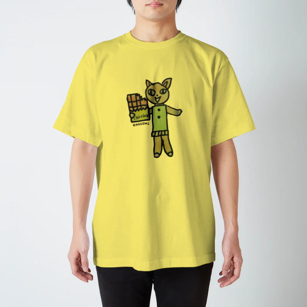 SDCのNAGOMIのねこ（イエロー） スタンダードTシャツ