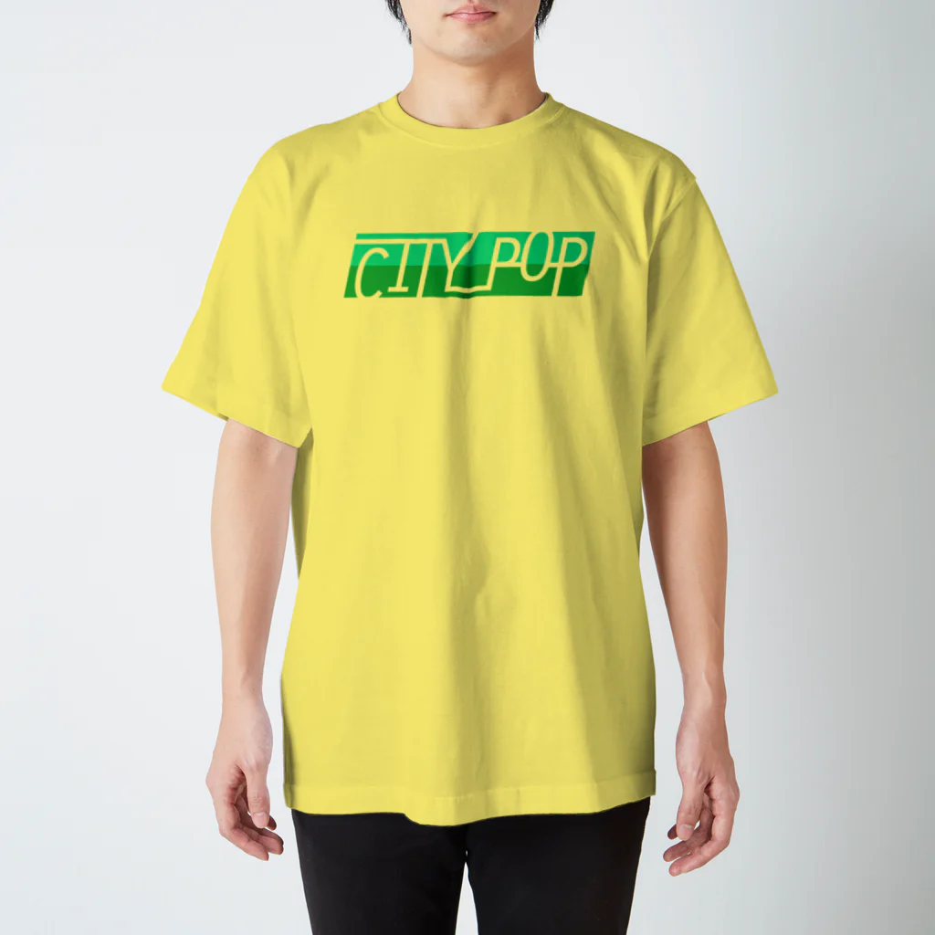 YAGEN's Baseのシティポップ CITYPOP 80's スタンダードTシャツ