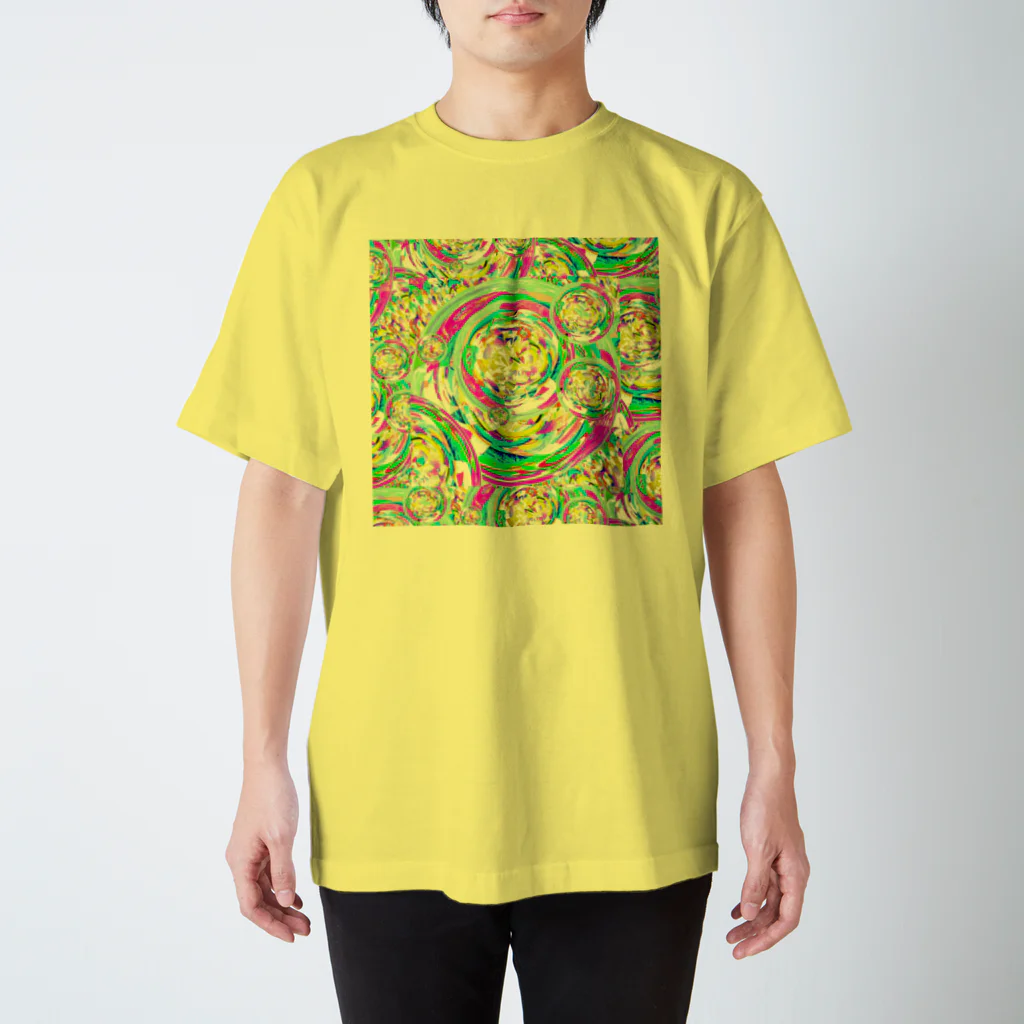 ✨🌈✨ユラクラカン🇯🇵 ✨🌈✨の🌈✨シャボンシャワー✨🌈 スタンダードTシャツ