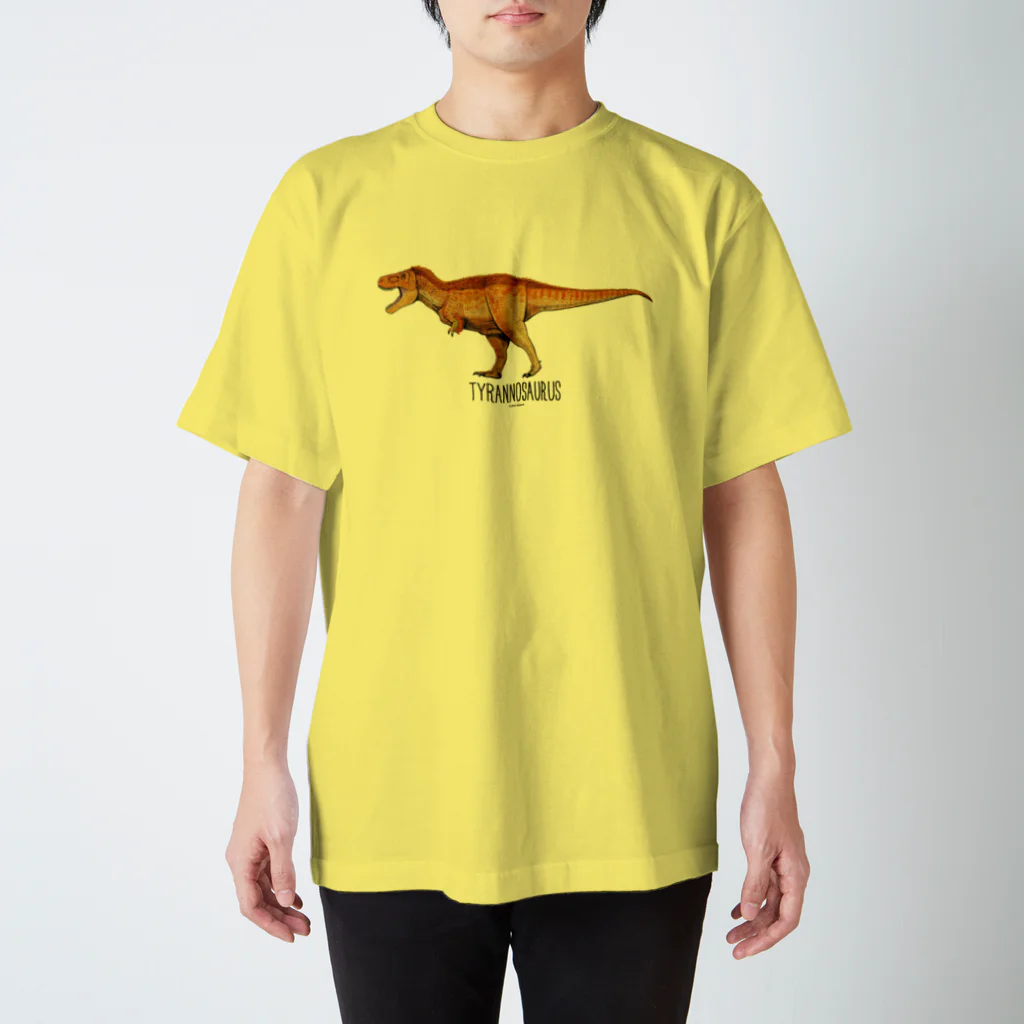 オガワユミエのティラノサウルス スタンダードTシャツ