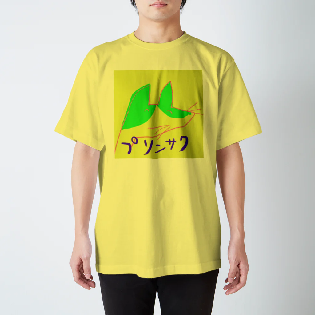 オイノファクトリーのﾌﾟｿﾝｻｸ スタンダードTシャツ