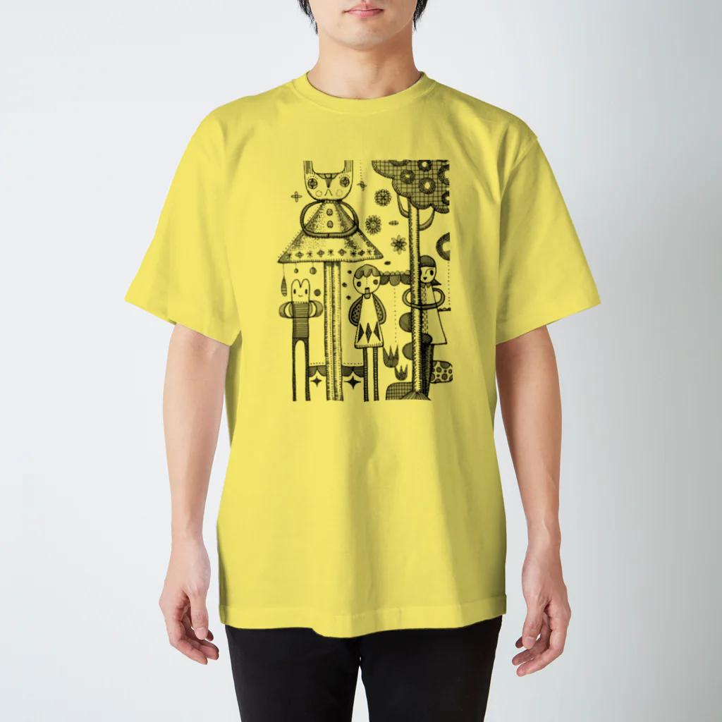 ナスナスショッピのぺん画 スタンダードTシャツ