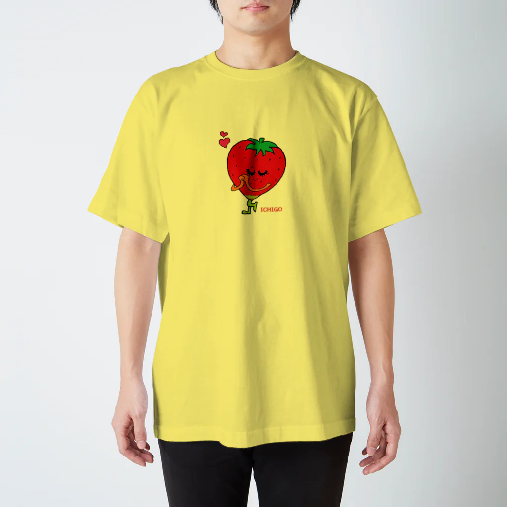 KANIKANIMARUの夢見るいちご Regular Fit T-Shirt