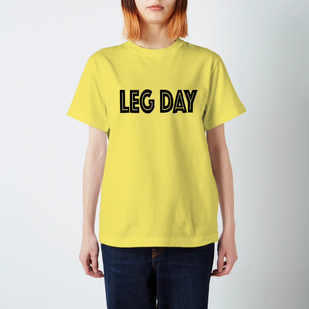 Amin-sanのLeg day training スタンダードTシャツ