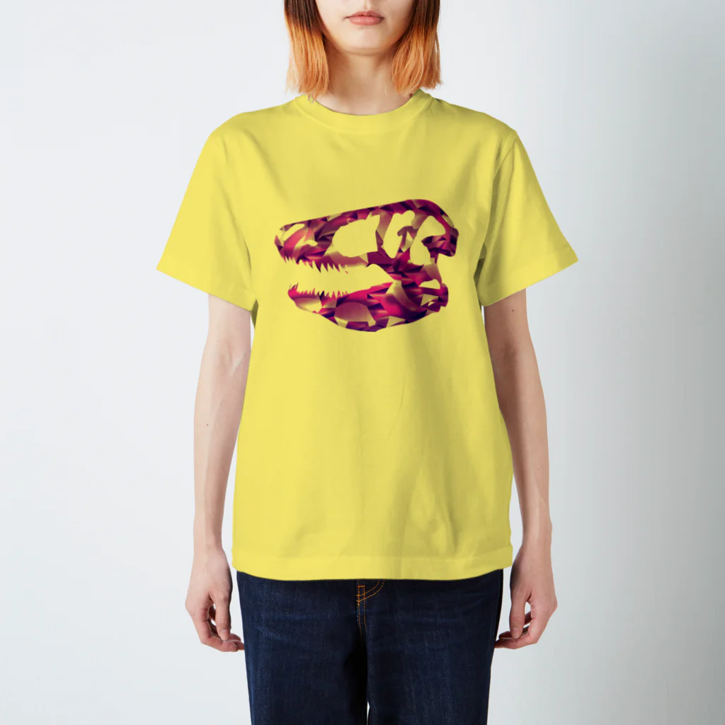 chicodeza by suzuriのアメジスト恐竜 Regular Fit T-Shirt