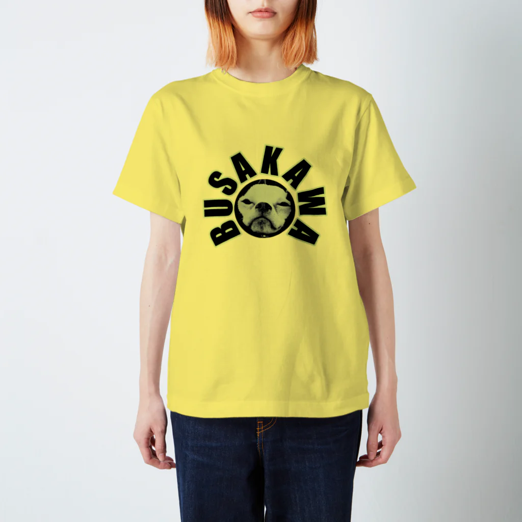 うめこずかんのブサカワモノクロ スタンダードTシャツ