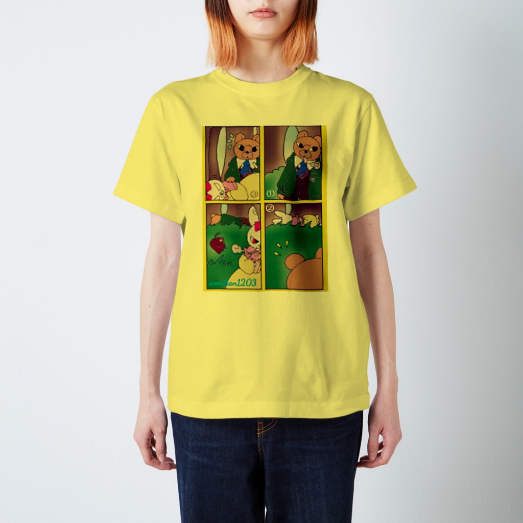 碧蜜柑のブライミー&クマ　四コマ Regular Fit T-Shirt
