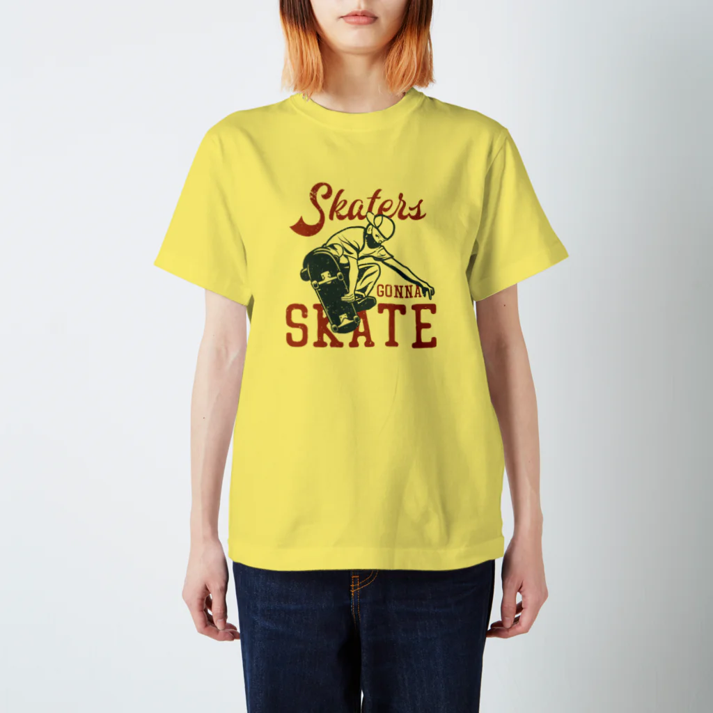 420 MUSIC FACTORYのスケーター Skaters gonna skate スタンダードTシャツ