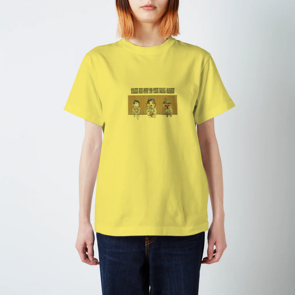 かわいいにゃんことワンコの絵のお店のわんこリーグ Regular Fit T-Shirt