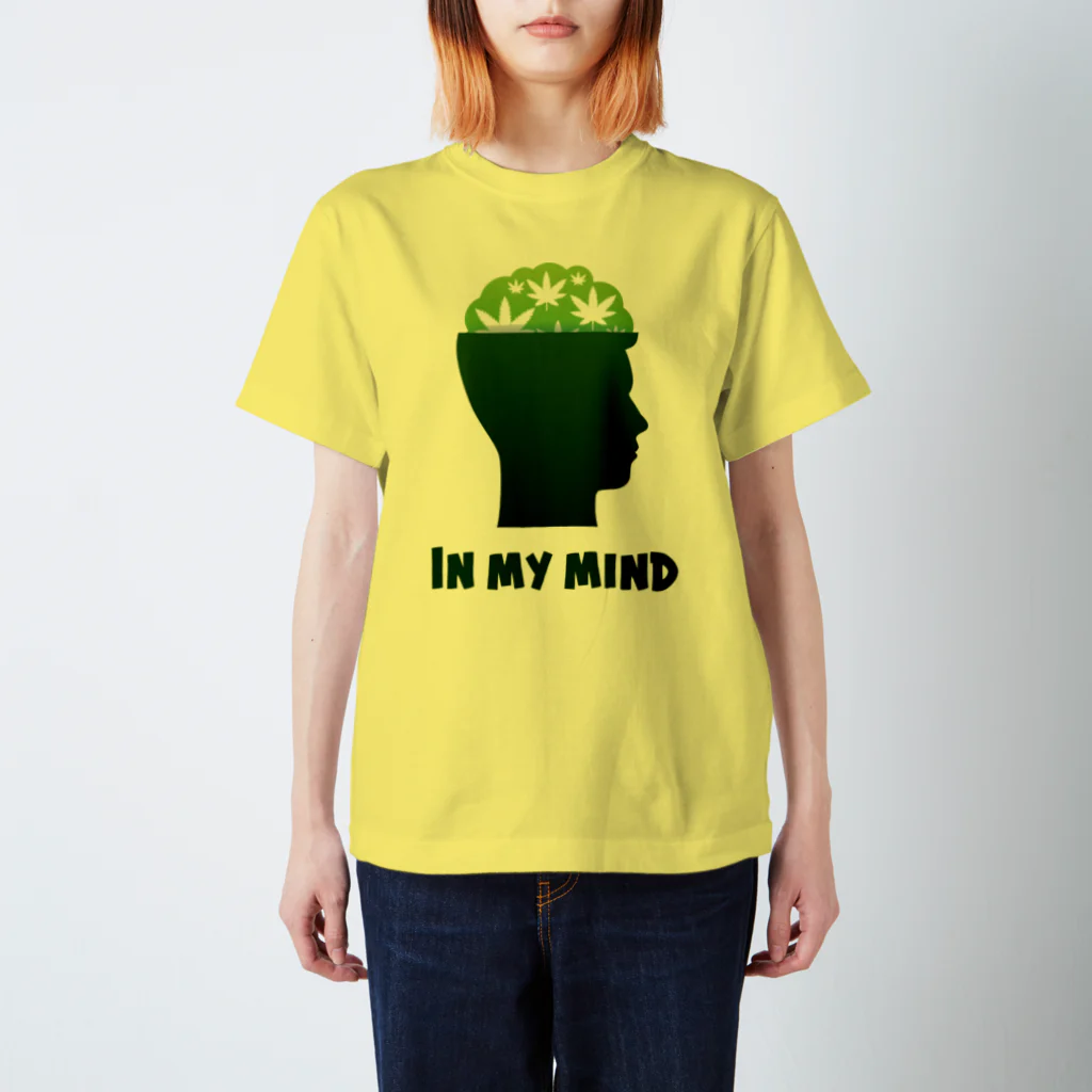 420 MUSIC FACTORYのin my mind 頭が一杯 Regular Fit T-Shirt