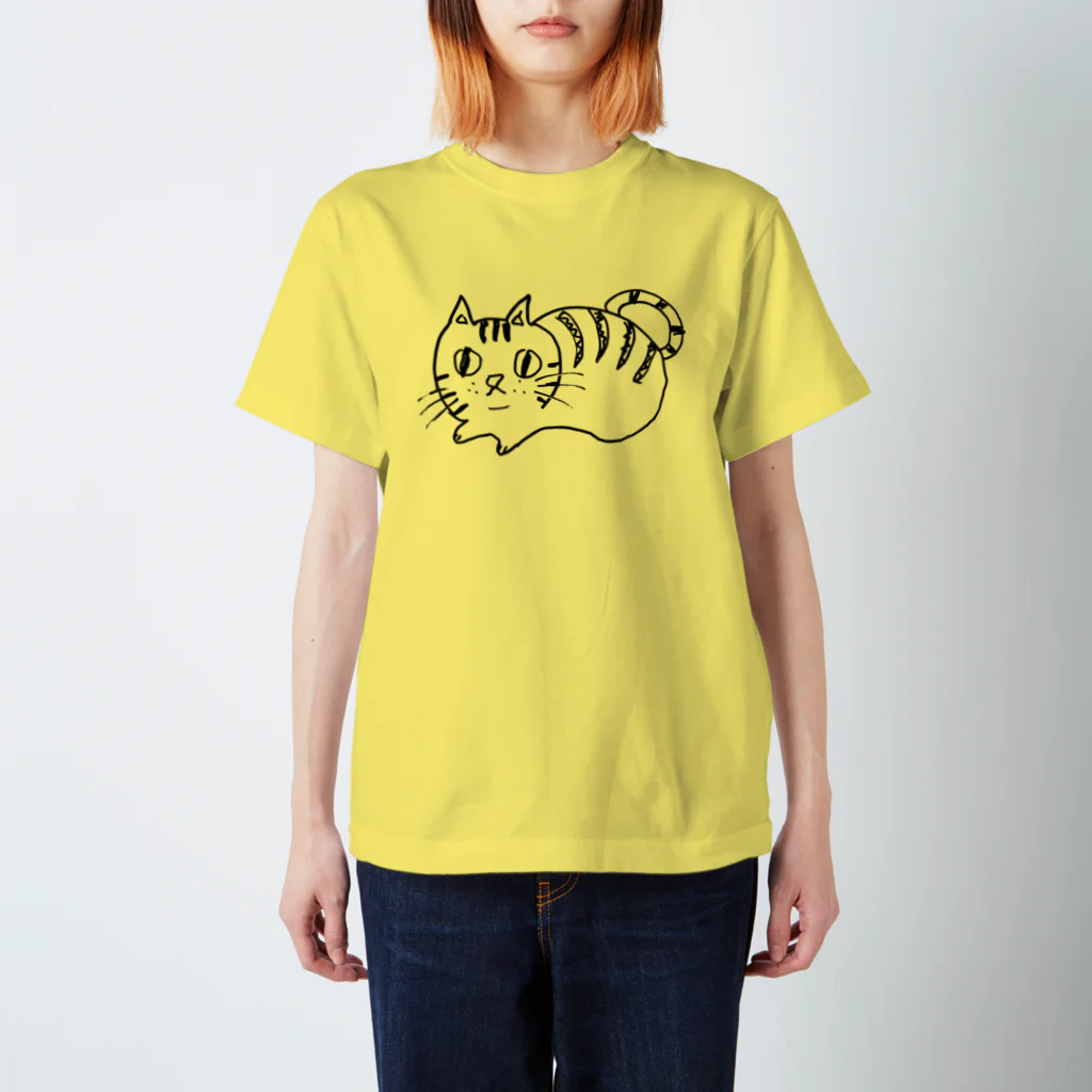 ソサエティのneko kuro スタンダードTシャツ