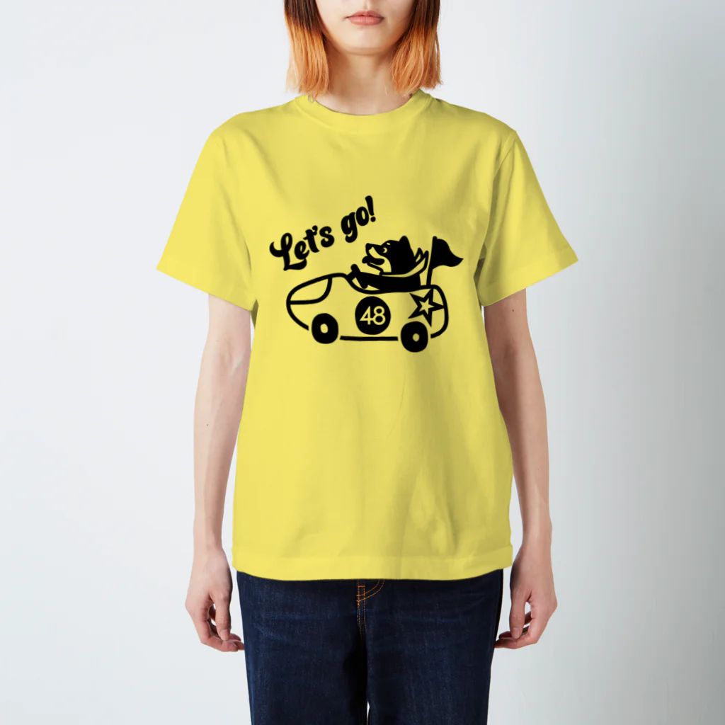 しっぽ堂のレッツゴー　柴犬 Regular Fit T-Shirt