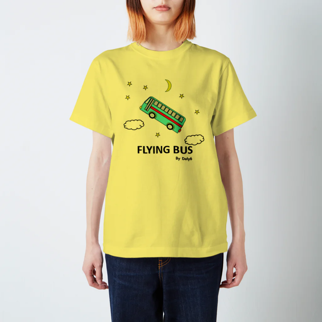 dori-chunの夜空を飛ぶバス Regular Fit T-Shirt