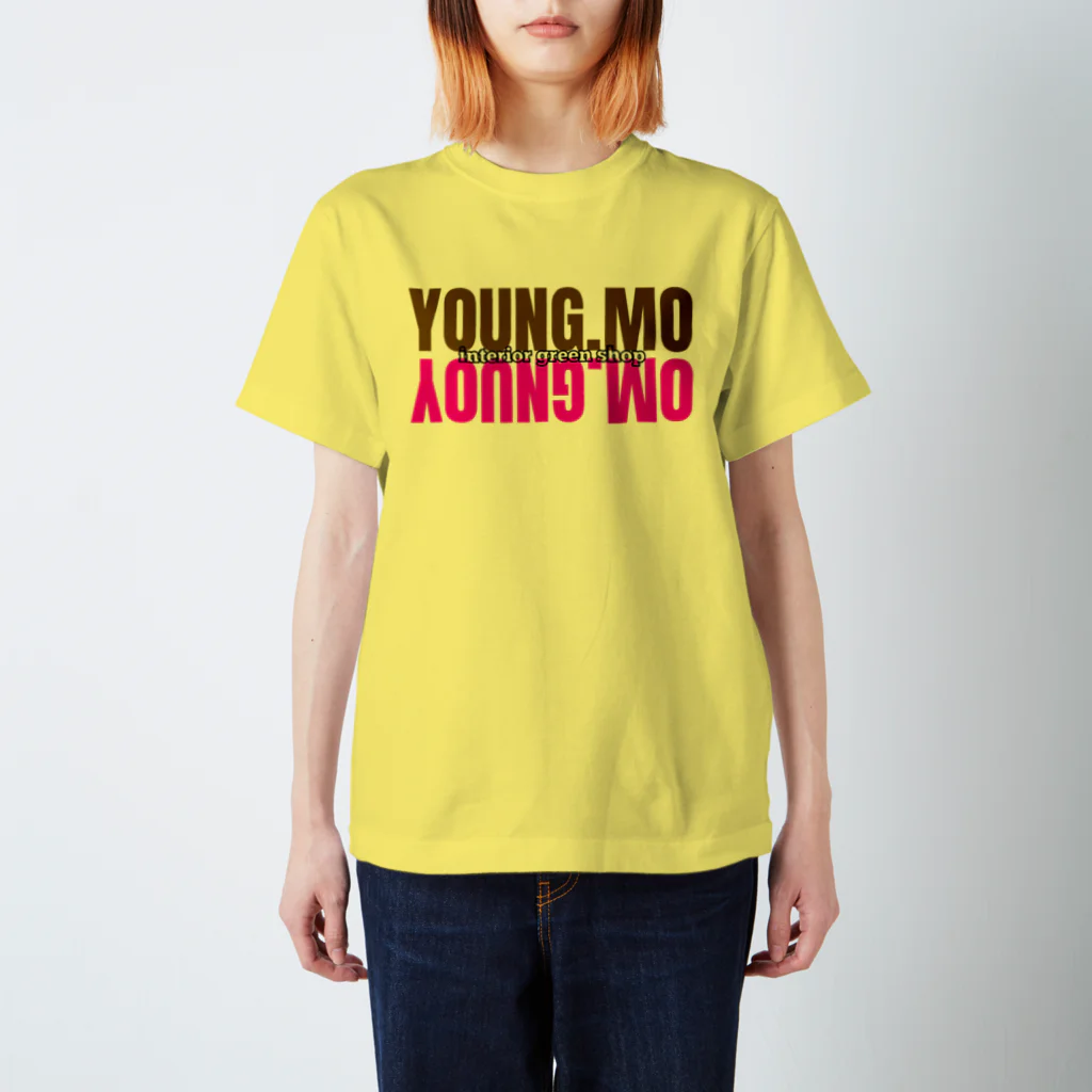 young.moのMIROR WHITE スタンダードTシャツ