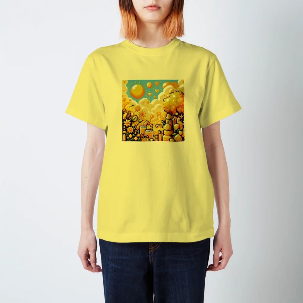 PiXΣLのvibrant yellow / type.1 スタンダードTシャツ