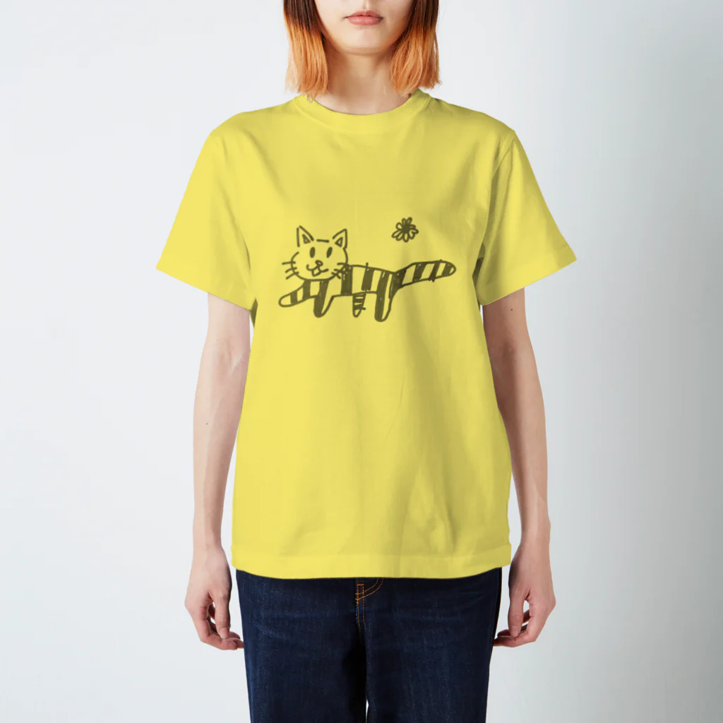 A’s zooのお散歩ニャンコ スタンダードTシャツ