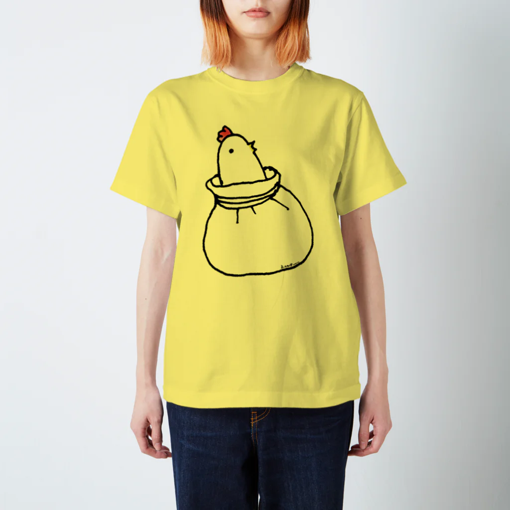 Cɐkeccooのよいものです-いっぱいいっぱいのとり Regular Fit T-Shirt