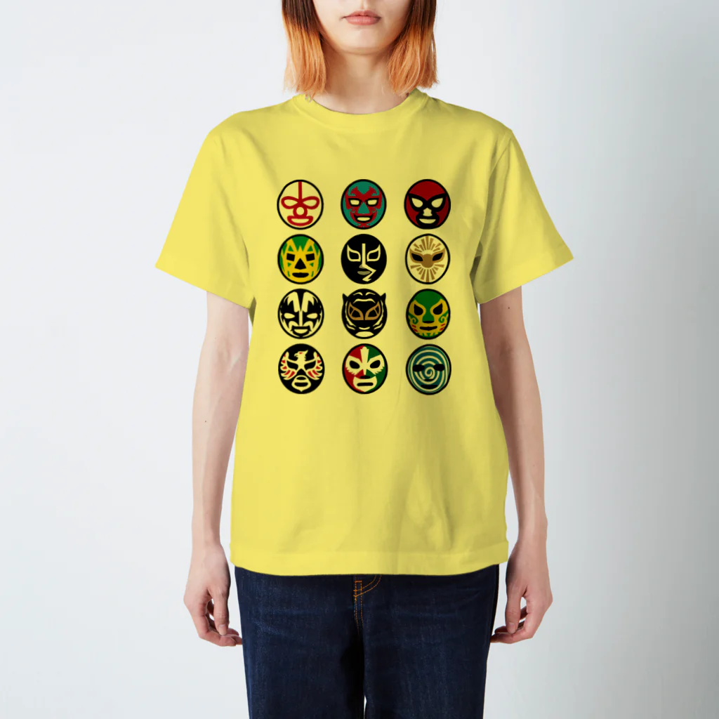 LUCHAのMASKMAN TWELVE DOS スタンダードTシャツ