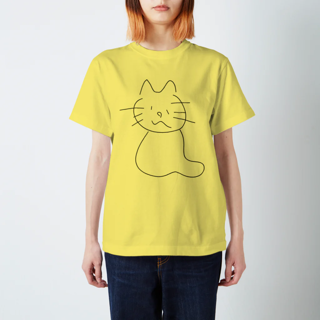 Kazuho OHTAのゆるゆるねこねこ Regular Fit T-Shirt