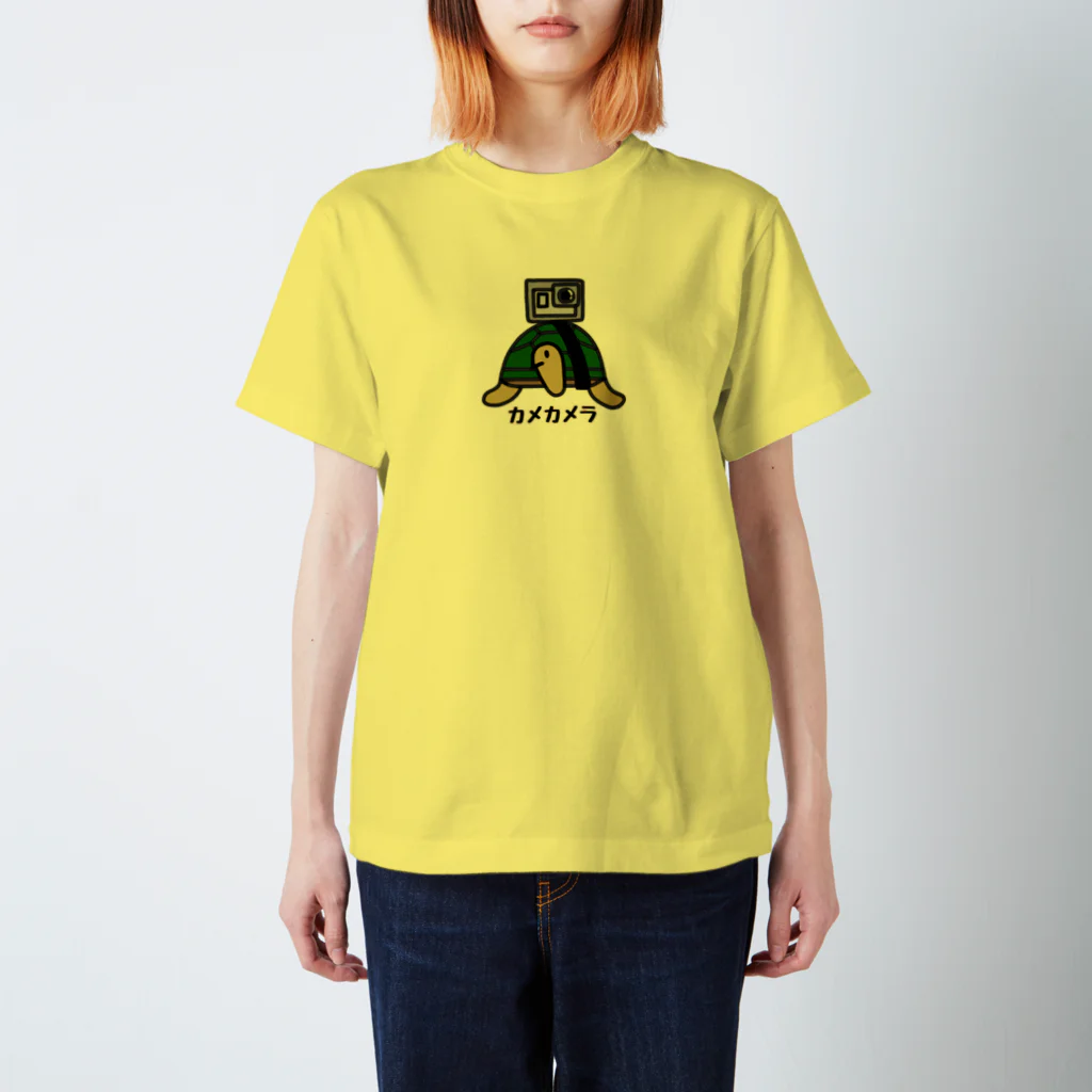 麦畑のカメカメラ(カラー) スタンダードTシャツ