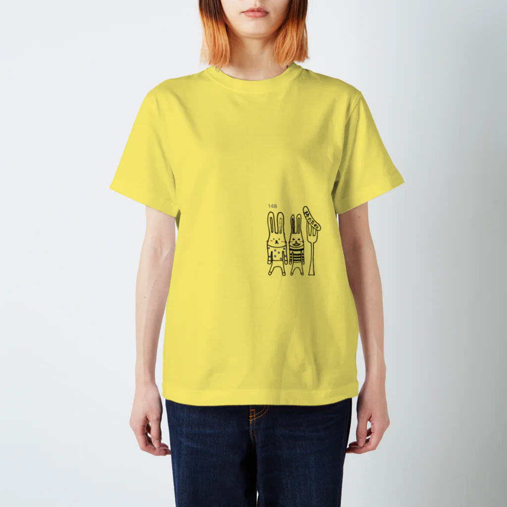 OTAのウサギ スタンダードTシャツ