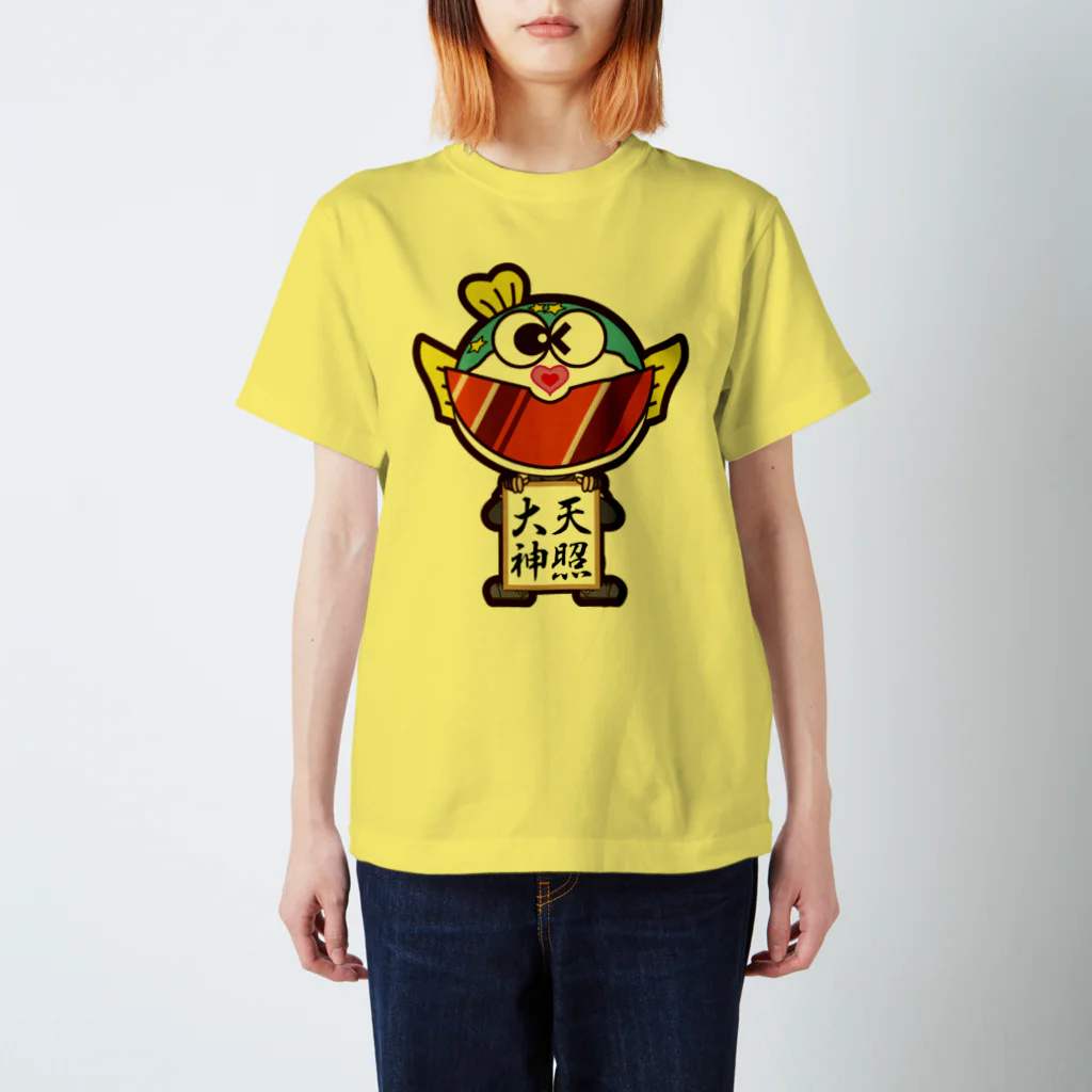 ぷくたん(旧ムスカを愛するVIPPER)のぷくたん・色紙・あまてらす Regular Fit T-Shirt