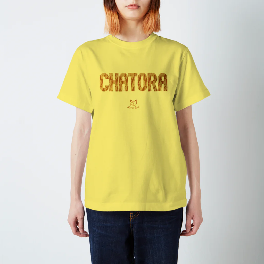 SHOP W　SUZURI店のCHATORA Tシャツ。 スタンダードTシャツ