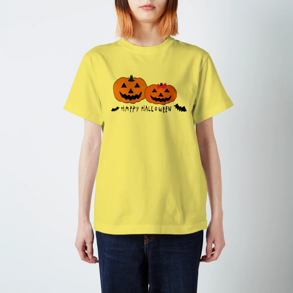 ぽまりにゃ庵のハロウィンかぼちゃンズ スタンダードTシャツ