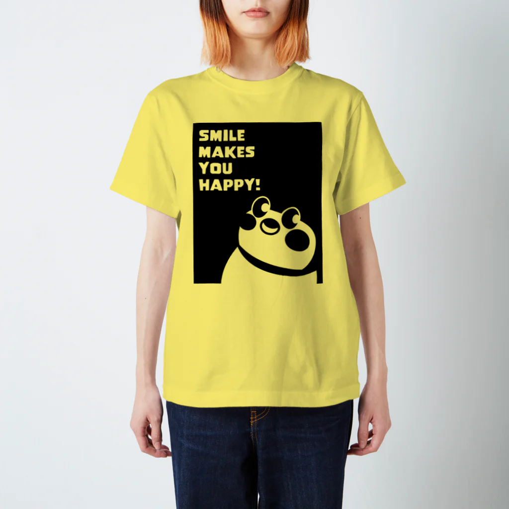 “すずめのおみせ” SUZURI店のSmile makes you happy スタンダードTシャツ