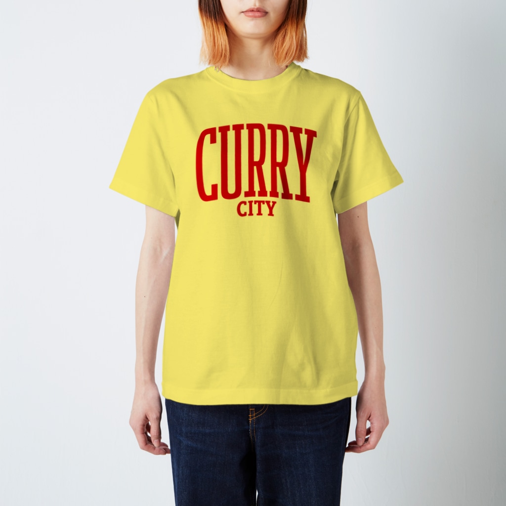 LONESOME TYPEの🍛CURRY CITY （RED） Regular Fit T-Shirt