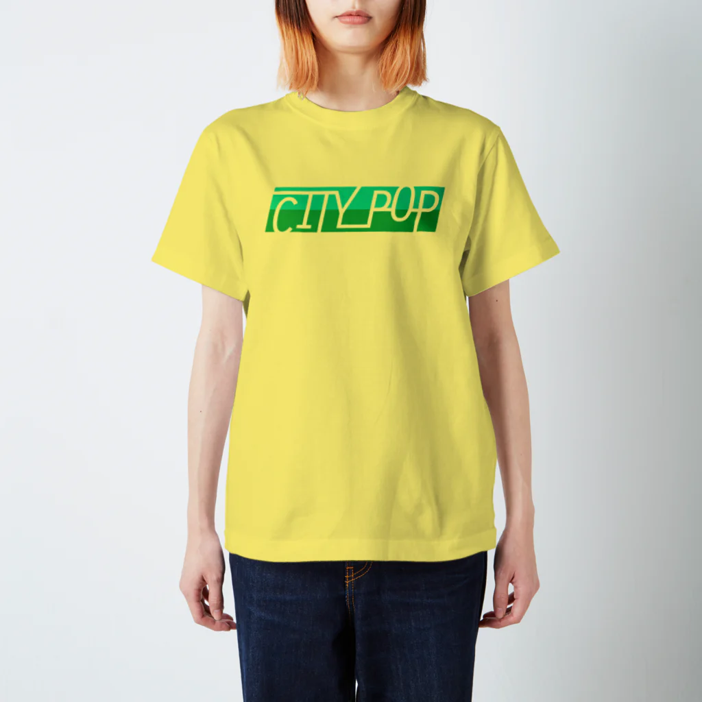 YAGEN's Baseのシティポップ CITYPOP 80's スタンダードTシャツ