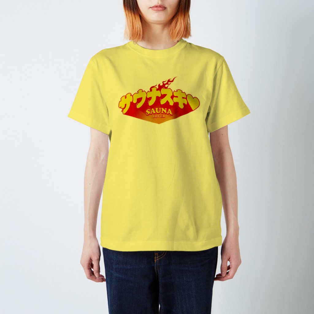 LONESOME TYPEのサウナスキ♥（ほむら） Regular Fit T-Shirt