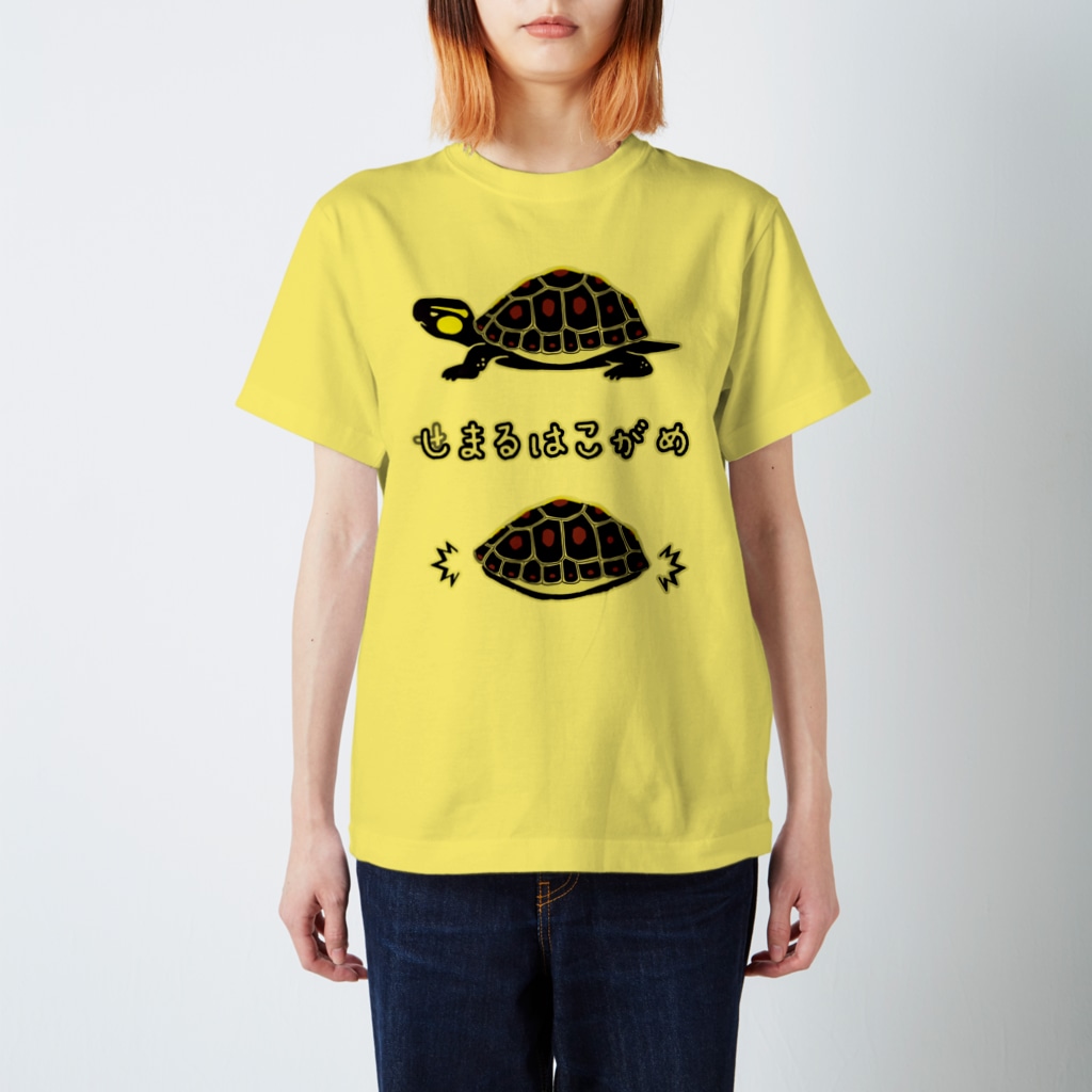 くいなの母のしまるはこがめ Regular Fit T-Shirt